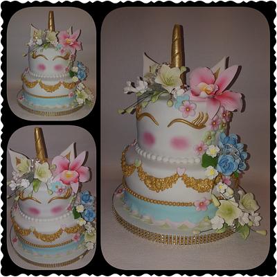 Flower unicorn  - Cake by Gaabykuh