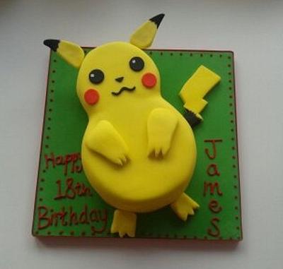 Pikachu Pokemon cake - Cake by Laura