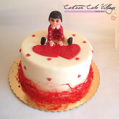 valentine - Cake by Eliana Cardone - Cartoon Cake Village