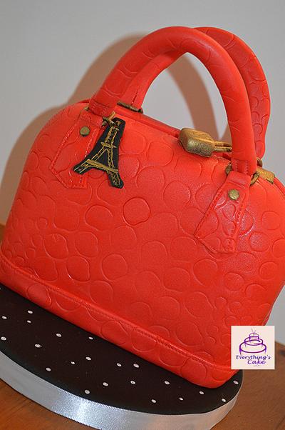 Red handbag - Cake by Everything's Cake