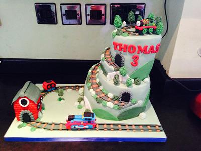 Thomas and friends - Cake by Anyone4cake
