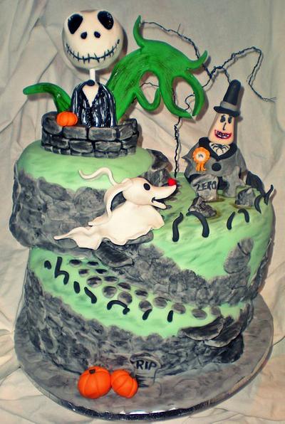 A nightmare before christmas cake  - Cake by Time for Tiffin 