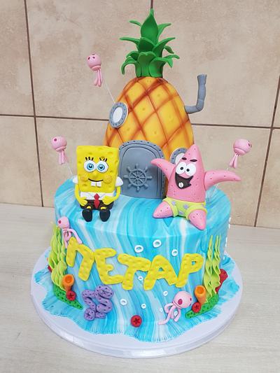 Sponge Bob birthday cake - Cake by Suzy