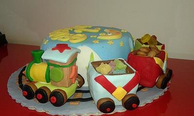Train cake - Cake by Petra Florean