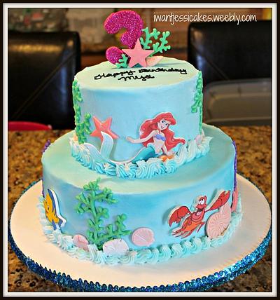 Ariel cake - Cake by Jessica Chase Avila