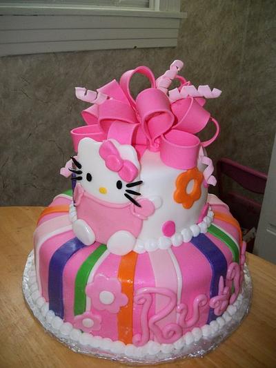 Hello Kitty  - Cake by brandy818