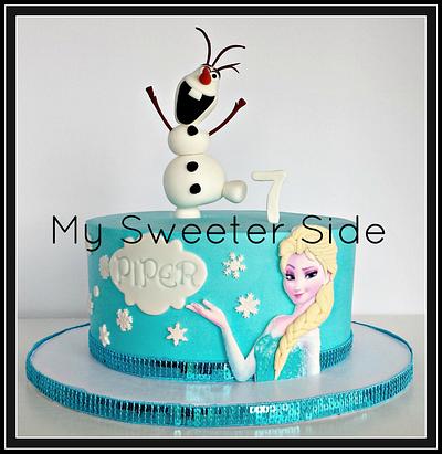 Frozen - Cake by Pam from My Sweeter Side