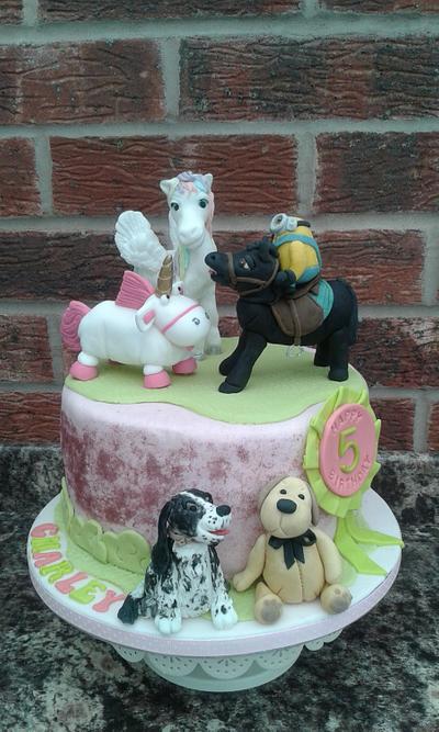 Pony party cake - Cake by Karen's Kakery
