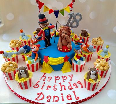 18th Birthday Circus cake - Cake by Yvonne Beesley