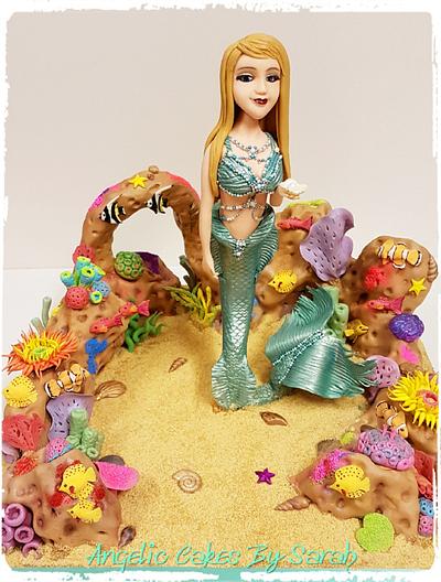 Mermaid Sugar Piece - Cake by Angelic Cakes By Sarah