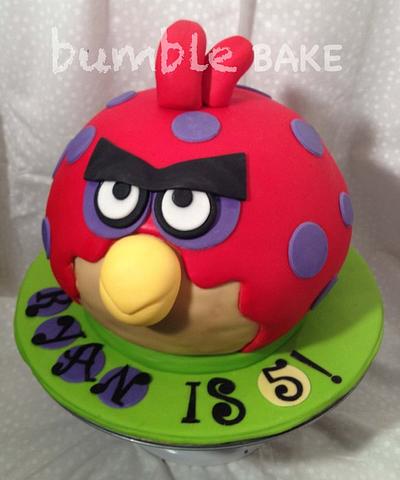 Angry Bird Cake - Cake by BumbleBake
