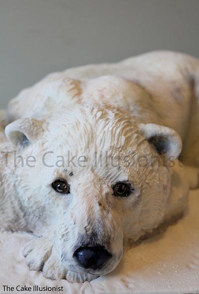 Polar Bear Mum and Cub cake - Cake by Hannah