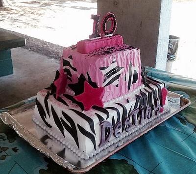 Zebra cake - Cake by kellybe13