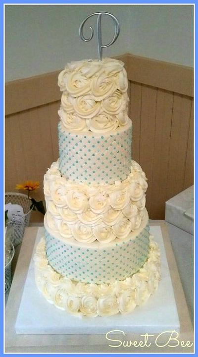 Wedding Cake for my Brother <3 - Cake by Tiffany Palmer