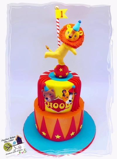 Come One, Come All To The Greatest Show On Earth... The Balancing Circus Lion! - Cake by Pauline Soo (Polly) - Pauline Bakes The Cake!