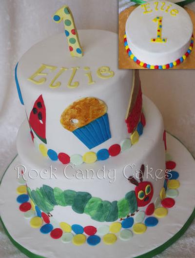 Very Hungry Caterpillar - Cake by Rock Candy Cakes