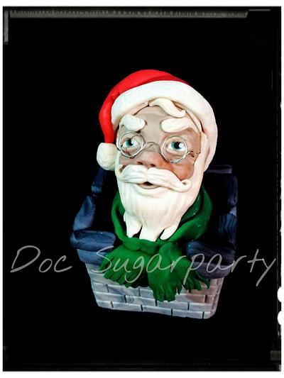 Santa Claus topper - Cake by Doc Sugarparty