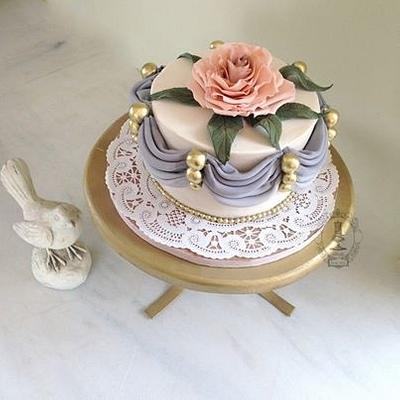 Rosy Swags  - Cake by Firefly India by Pavani Kaur