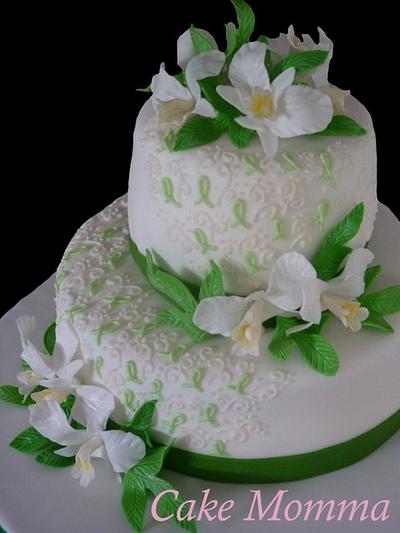 Organ Donation Wedding Cake - Cake by cakemomma1979