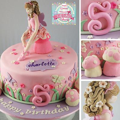 Fairy and butterflies - Cake by Sheridan @HalfBakedCakery