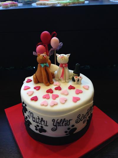 Birthday cake for a valentine - Cake by Cake Lounge 