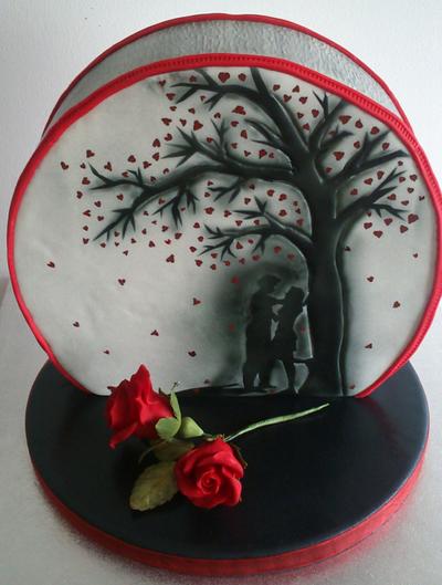 Valentine's Day Cake - Cake by Geek Cake