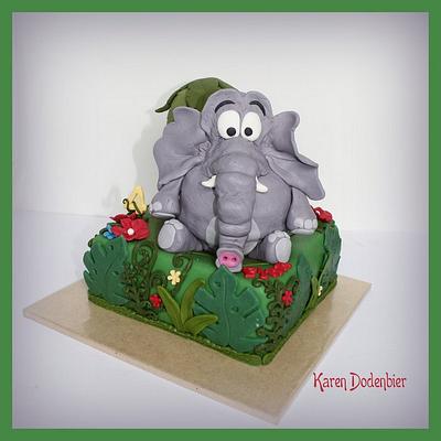 Mr Elephant - Cake by Karen Dodenbier
