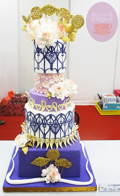 My version of the "Purple Wedding" - Cake by HaveacupofTee
