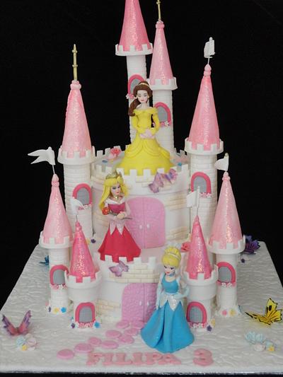 Princesses castle cake  - Cake by Bella 