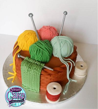 Knitting cake - Cake by realdealuk