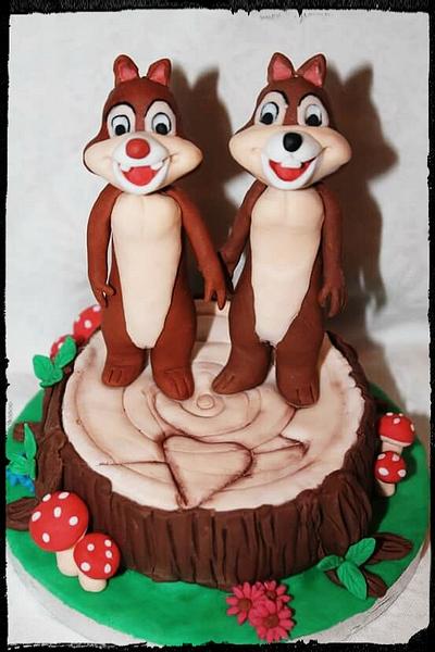 Chip and Dale cake - Cake by Petra