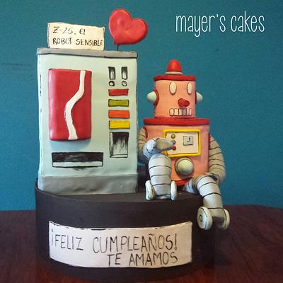 Z-25, El Robot Sensible de Liniers - Cake by Mayer Rosales | mayer's cakes