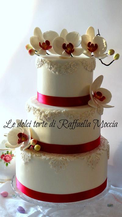 Candid orchids cake - Cake by raffaella moccia