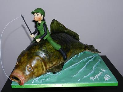 cake for a fisherman - Cake by Janeta Kullová