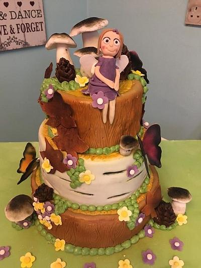 Woodland Fairy Cake - Cake by Woody's Bakes