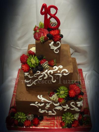 Chocolate cake! - Cake by Francesca Tuzzolino