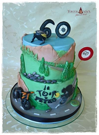 60th  birthday - Cake by Tortolandia