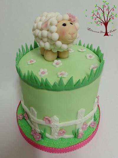 Baaaa little lamb - Cake by Blossom Dream Cakes - Angela Morris