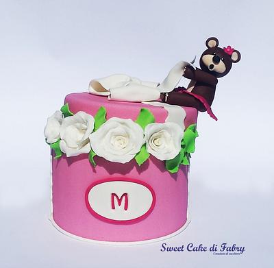Roses and Bear box - Cake by Sweet Cake di Fabry