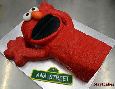 Elmo birthday cake - Cake by Maytcakes