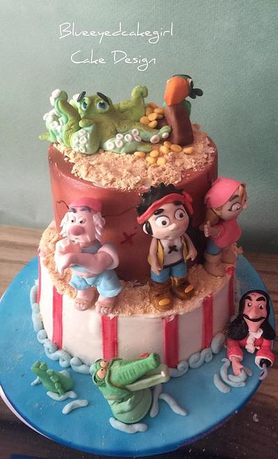 Ahoy! Pirate cake - Cake by Blueeyedcakegirl