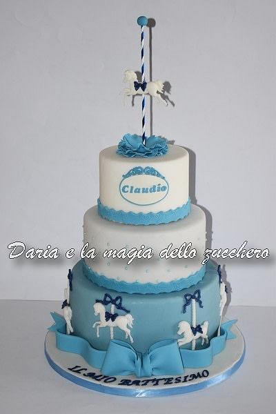 Carousel horses cake - Cake by Daria Albanese