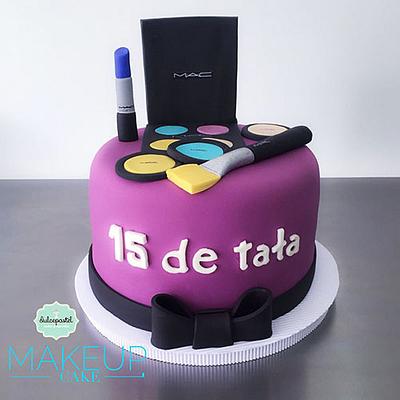 Torta Maquillaje - Makeup Cake - Cake by Dulcepastel.com