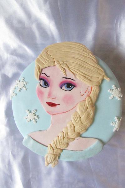 Frozen - Elsa Cake  - Cake by anuprosper