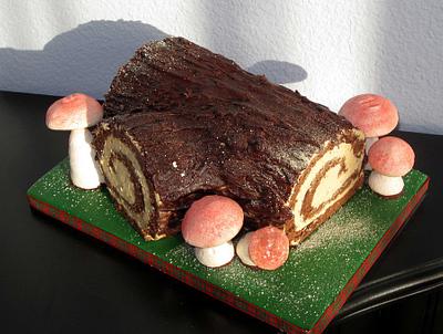 Yule log - Cake by Olga