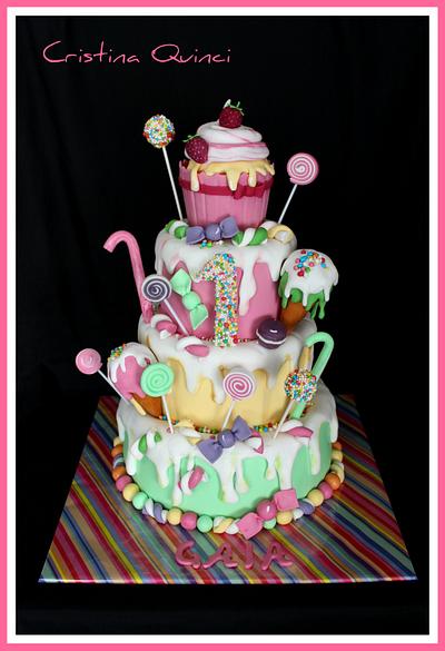 Candy Cake - Cake by Cristina Quinci