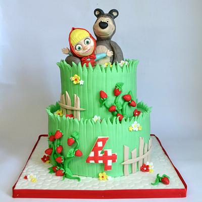 Masha and Bear cake - Cake by rosa castiello