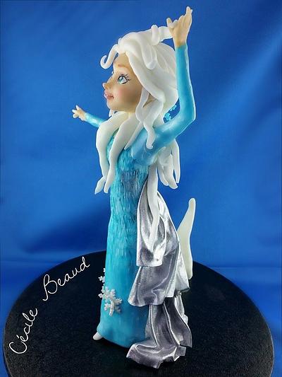 Elsa :) - Cake by Cécile Beaud