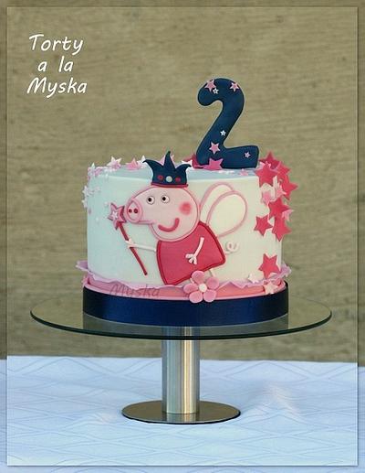 peppa pig princess - Cake by Myska