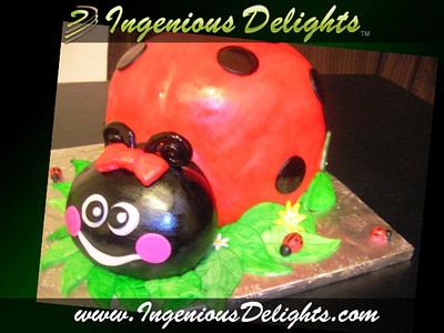 Ladybug Cake - Cake by Ingenious Delights